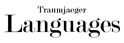 Traumjaeger Languages